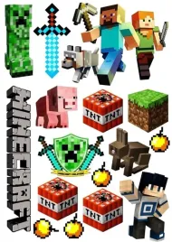 naprasowanka-aplikacja-termo-naklejka-na-odziez-minecraft-zestaw-14-1