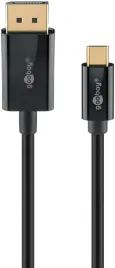 goobay-75704-adapter-kablowy-1-m-usb-type-c-displayport-czarny