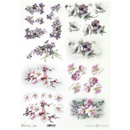 papier-ryzowy-do-decoupage-a3-itd-1035l-kwiaty-owocowe-fiolki-mak