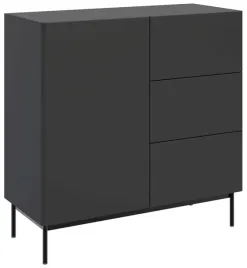 komoda-jednodrzwiowa-olio-z-trzema-szufladami-100-cm-czarna
