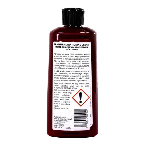 k2-leather-condition-221ml-do-skory-k2-melle-pojemnosc-opakowania-221-ml-waga-z-opakowaniem-5-kg