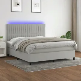 vidaxl-lozko-kontynentalne-z-materacem-jasnoszare-160x200cm-tkanina