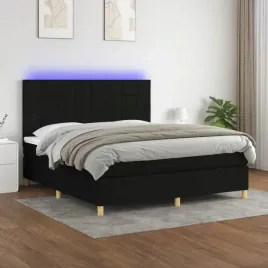 vidaxl-lozko-kontynentalne-z-materacem-czarne-160x200-cm-tkanina