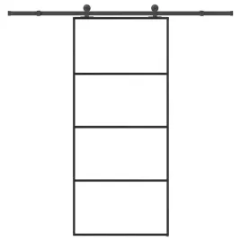 vidaxl-drzwi-przesuwne-z-osprzetem-90x205-cm-szklo-esg-i-aluminium