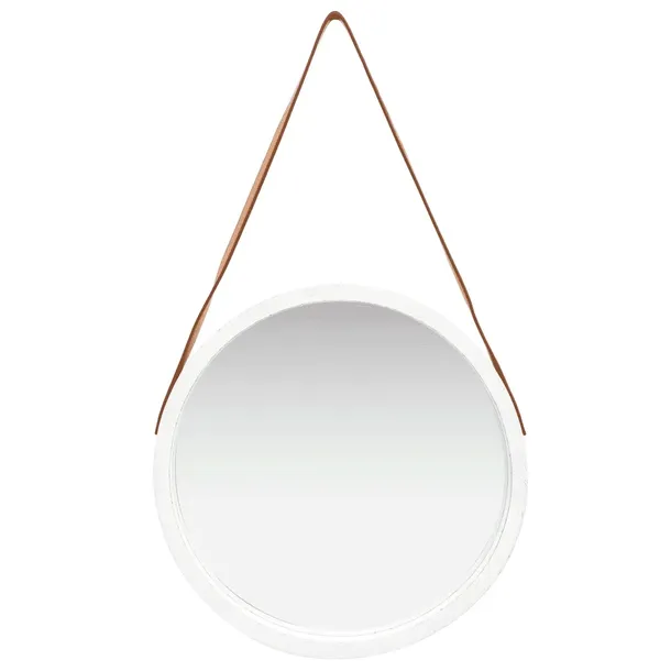 vidaxl-lustro-scienne-na-pasku-50-cm-biale-stan-nowy