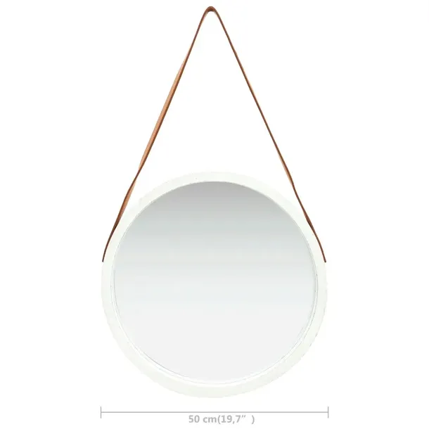 vidaxl-lustro-scienne-na-pasku-50-cm-biale-waga-z-opakowaniem-2-85-kg