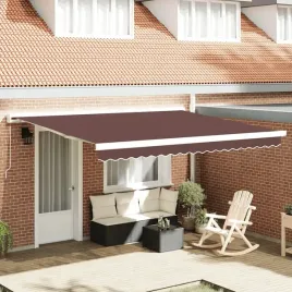 vidaxl-recznie-zwijana-markiza-brazowa-400x300-cm