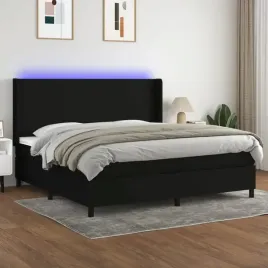 vidaxl-lozko-kontynentalne-z-materacem-czarne-200-x-200-cm-tkanina