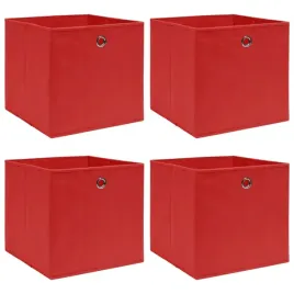 vidaxl-pudelka-4-szt-czerwone-32x32x32-cm-tkanina
