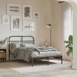 vidaxl-metalowa-rama-lozka-z-wezglowiem-czarna-120x190-cm