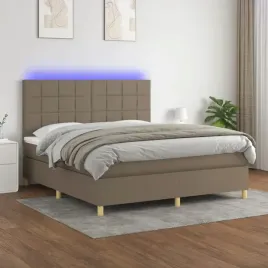 vidaxl-lozko-kontynentalne-z-materacem-taupe-160x200-cm-tkanina