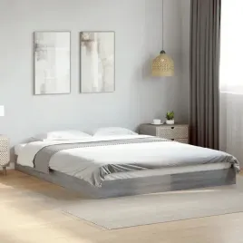 vidaxl-rama-lozka-bez-materaca-szary-sonoma-160x200cm-drewno-klejone