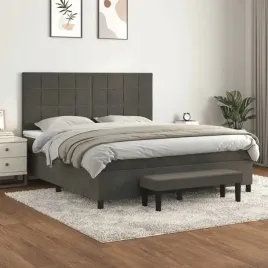 vidaxl-lozko-kontynentalne-z-materacem-ciemnoszare-180x200cm-aksamit
