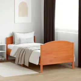 vidaxl-rama-lozka-bez-materaca-woskowy-braz-90x200-cm-lita-sosna