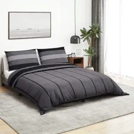 vidaxl-zestaw-poscieli-ciemnoszary-140x200-cm-bawelna