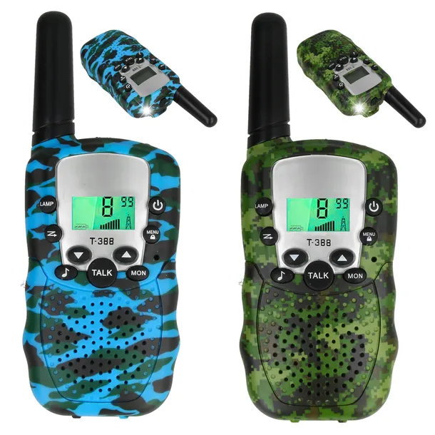 WALKIE TALKIE DLA DZIECI KRÓTKOFALÓWKI ŁOKI TOKI ZESTAW 2SZT DUŻY ZASIĘG