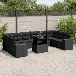 vidaxl-11-cz-zestaw-wypoczynkowy-do-ogrodu-poduszki-czarny-rattan-pe