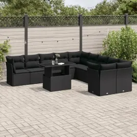 vidaxl-11-cz-zestaw-wypoczynkowy-do-ogrodu-poduszki-czarny-rattan-pe