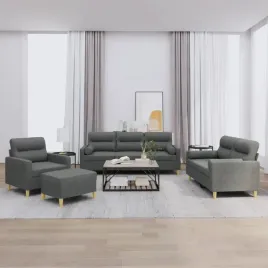 vidaxl-4-cz-komplet-wypoczynkowy-z-poduszkami-ciemnoszary-tkanina