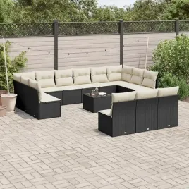 vidaxl-14-cz-zestaw-wypoczynkowy-do-ogrodu-poduszki-czarny-rattan-pe