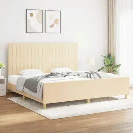 vidaxl-rama-lozka-bez-materaca-kremowa-200x200-cm-obita-tkanina