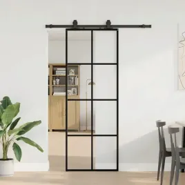 vidaxl-drzwi-przesuwne-z-zestawem-okuc-czarne-76x205-cm-esg-szklo