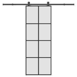 vidaxl-drzwi-przesuwne-z-osprzetem-szklo-esg-i-aluminium-76x205-cm