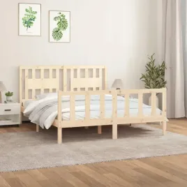 vidaxl-rama-lozka-z-wezglowiem-lite-drewno-sosnowe-160x200-cm