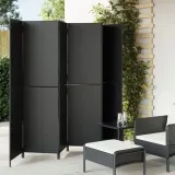 vidaxl-parawan-6-panelowy-czarny-polirattan