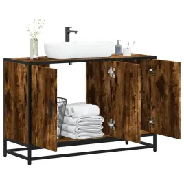 vidaxl-szafka-pod-umywalke-przydymiony-dab-90x33x60-cm