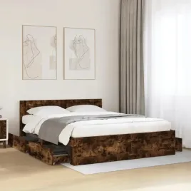vidaxl-rama-lozka-z-wezglowiem-przydymiony-dab-160x200-cm