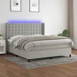vidaxl-lozko-kontynentalne-z-materacem-jasnoszare-160x200cm-tkanina