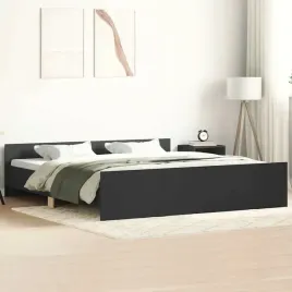 vidaxl-rama-lozka-z-wezglowiem-i-zanozkiem-czarna-200x200-cm