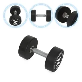 hantel-zeliwny-powlekany-gumowany-xtrexo-pro-ciezarek-16-kg