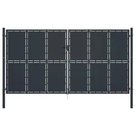 vidaxl-brama-ogrodzeniowa-stal-400-x-175-cm-antracytowa