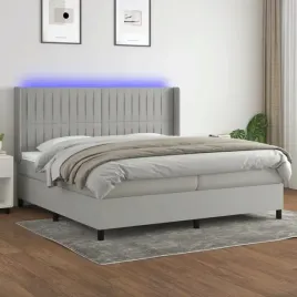vidaxl-lozko-kontynentalne-z-materacem-jasnoszare-200x200cm-tkanina