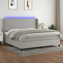 vidaxl-lozko-kontynentalne-z-materacem-jasnoszare-200x200cm-tkanina