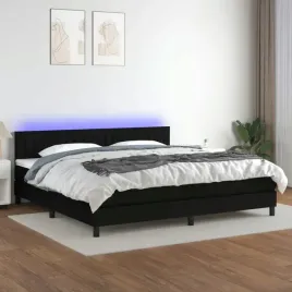 vidaxl-lozko-kontynentalne-z-materacem-czarne-200-x-200-cm-tkanina