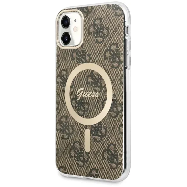 etui-guess-do-iphone-11-brazowy-magsafe-stan-nowy