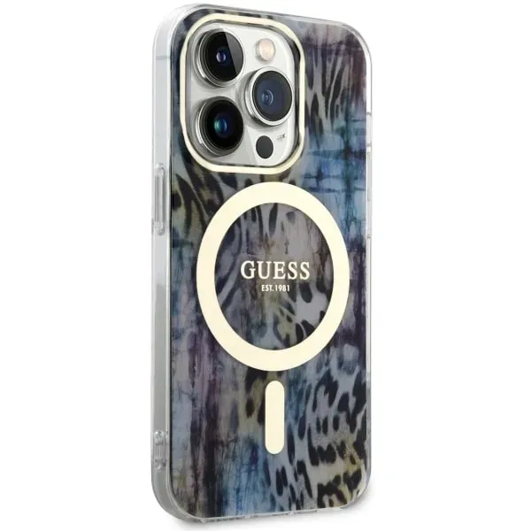 etui-guess-do-iphone-14-pro-niebieski-magsafe-kolor-niebieski