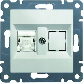 gniazdo-1xrj45-cat-5e-utp-bialy-lumina