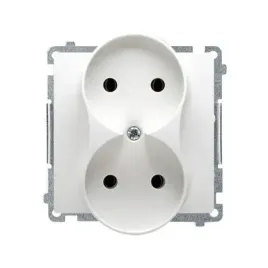 gniazdo-bez-uziemnienia-podwojne-bmg2m-01-11-basic-modul-bialy