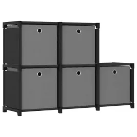 vidaxl-regal-z-5-przegrodami-pudelka-czarny-103x30x725-cm-tkanina
