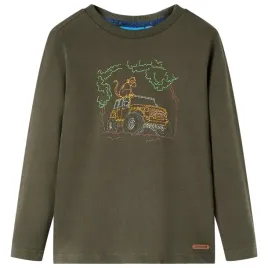 koszulka-dziecieca-z-dlugimi-rekawami-khaki-92