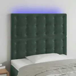 vidaxl-zaglowek-do-lozka-z-led-ciemnozielony-90x5x118-128cm-aksamit