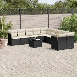 vidaxl-11-cz-zestaw-wypoczynkowy-do-ogrodu-poduszki-czarny-rattan-pe