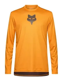 koszulka-rowerowa-fox-m-zolty