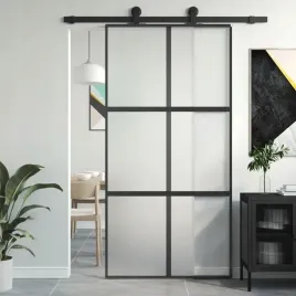 vidaxl-drzwi-przesuwne-czarne-1025x205cm-szklo-hartowane-aluminium