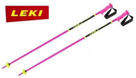 dzieciece-kije-kijki-narciarskie-leki-racing-kids-pink-yellow-100-cm