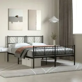 vidaxl-metalowa-rama-lozka-z-wezglowiem-i-zanozkiem-czarna-140x200cm